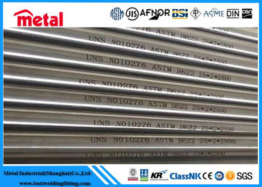 tubulação de aço sem emenda UNS NO10276 ASTM B622 de liga do níquel de 25mm*2mm*2500mm