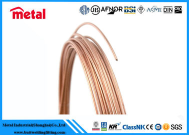 A tubulação de cobre revestida condensadores, força a tubulação de gás de cobre resistente à corrosão