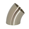 Metal de liga de níquel Inconel 625 Melhor 45 graus Butt Soldadura Cotovelo ASME B16.9 Dimensão personalizada Prata