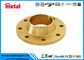 Flanges do níquel do cobre da resistência de corrosão, encaixes da flange do cobre de ASTM B608 C70600