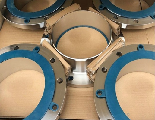 Flange frente e verso ASTM UNS32760 8" da solda de ASME B16.5 S32750 encaixes de tubulação de aço inoxidável frente e verso super de Sch40s