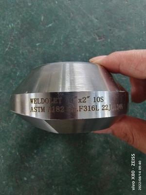 Encaixes de tubulação de aço inoxidável Weldolet 10&quot; X 2&quot; 10S ASTM A182 GR. F316L forjou os encaixes