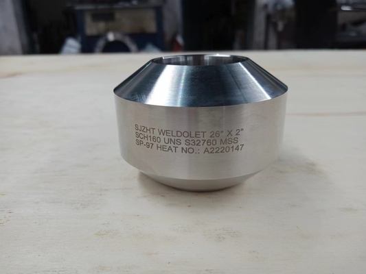 Encaixes de tubulação forjados liga 12" X 2" encaixes frente e verso super de 40S UNS 32760 Weldolet