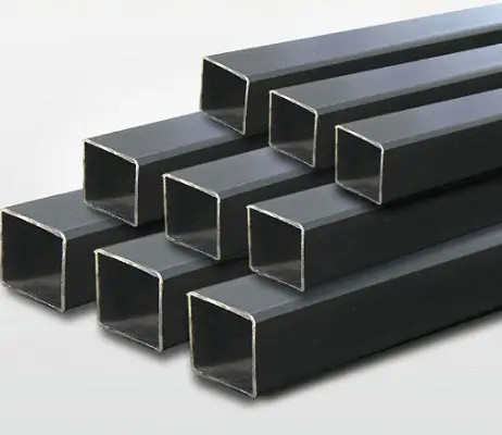 O padrão galvanizado da tubulação de aço ASTM A500 soldou as tubulações de aço do quadrado revestido do pó preto