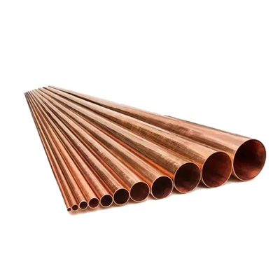Diâmetro externo 10 mm Astm B411 Tubo de cobre níquel Recheado sem costura Pe 6 &quot;Std Cuni 9010 C70600 C71500