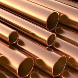 Tubo de cobre e níquel resistente à corrosão, sem costura, ideal para aplicações industriais marítimas e sistemas de troca de calor