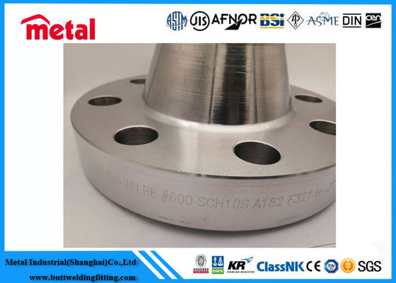 ASTM A182 N06600 Flange de pescoço de soldagem de alta resistência CL300 RF ASME B16.5