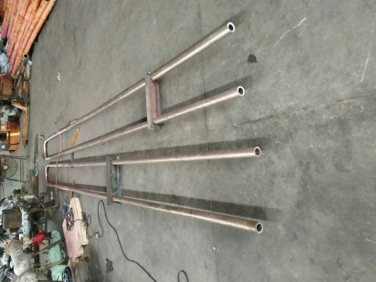 Tubulação em forma de u 2" do metal do níquel 90/10 do cobre C71500 SCH40 8000mm para a conexão