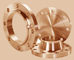 Flange de cobre Cuni da flange ASME B16.5 C71500 do pescoço da solda da tubulação do níquel 90/10 flange de C70600 SCH80 150LBS