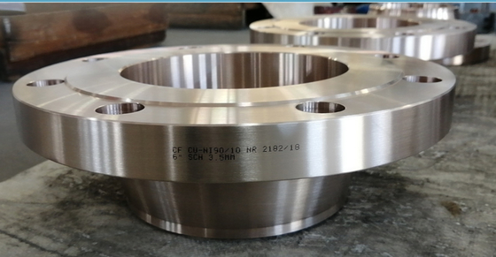 O aço de liga flangeia o PESO longo 2,5 milímetro 2" de WN FF ASME B16.5 150# Cuni 9010