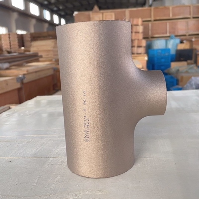 ASME B16.9 Butt Soldagem igual / Reduzindo Tee Tamanhos variáveis variam de NPS1/2 "-60" Entrega rápida Baixo MOQ Material personalizável, por exemplo, aço inoxidável de aço carbono