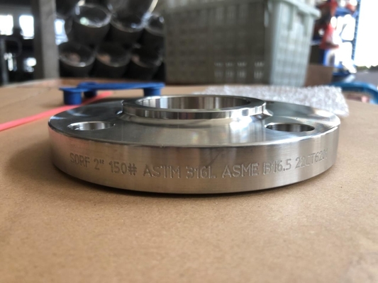 Os encaixes de tubulação de aço inoxidável deslizam na classe do RF 300 2" flanges de ASTM A182 F316L