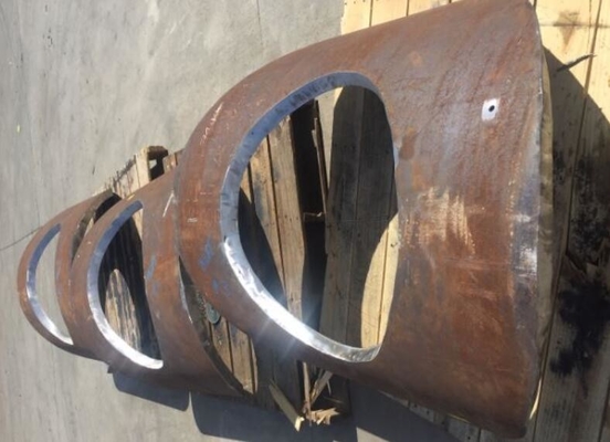Ramo da tubulação do encaixe de tubulação do aço carbono que reforça a almofada 90 STD-SCH20 ASTM A516 GR. 70 50" X12”