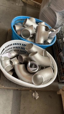Acessórios para tubos de aço inoxidável 45 Cotovelo A403 Grau WP 316 DN150 SCH10S Cotovelo sem costura