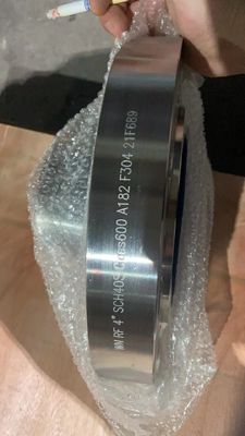 ASTM A182 N06600 Flange de pescoço de soldagem de alta resistência CL300 RF ASME B16.5