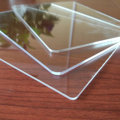 Folha de acrílico transparente fundido com retardo de chama protegido contra UV 3H Dureza superficial