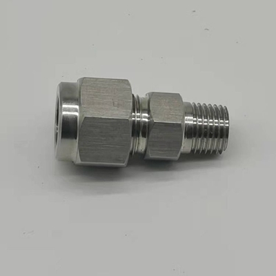 O conector fêmea rosqueou conectores seguros cabendo da tubulação da qualidade dos encaixes de aço inoxidável de Sus304