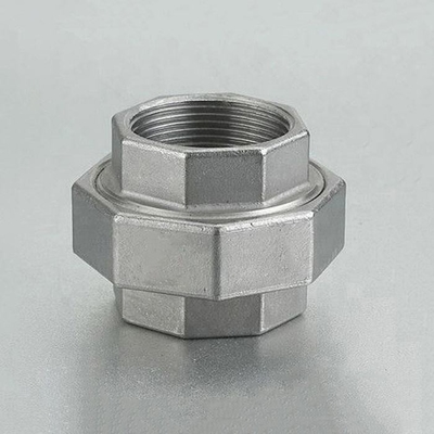 encaixe de tubulação rosqueado fêmea masculino de aço inoxidável de 150lbs Inox Ss201 SS304 SS316