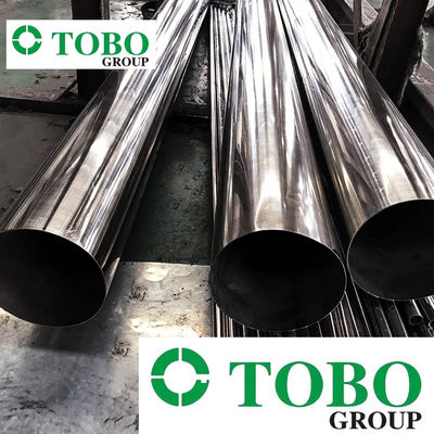 Tubo Redondo de Liga de Titânio ASTM B338 Gr9 de 10 Polegadas e 20mm Polido Laminado a Quente