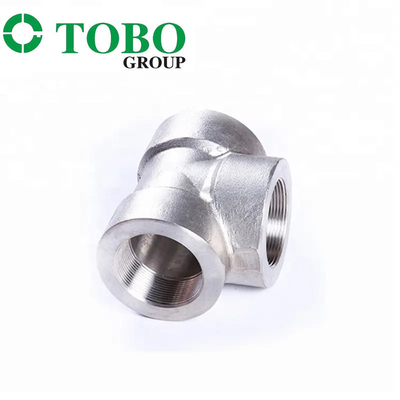 ANSI/ASME aço inoxidável aço carbono roscado Teas dimensiones e materiais personalizáveis grau industrial