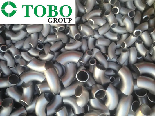 Cotovelo de aço inoxidável 1" dos encaixes de tubulação A403 WP304L BW SCH10S 90D/180D ASME B16.9