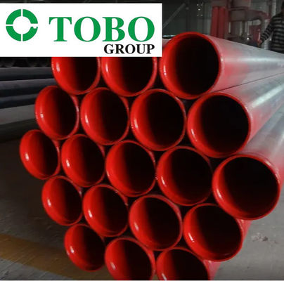 Tubo de Aço Revestido de Plástico API5L X52 PSL1 6 Polegadas SCH40 DIN 30678