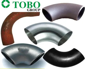 Curvatura de tubulação do cotovelo da liga do aço carbono sem emenda do cotovelo do grau LR dos encaixes de tubulação de aço 90 da liga de A234 WP5