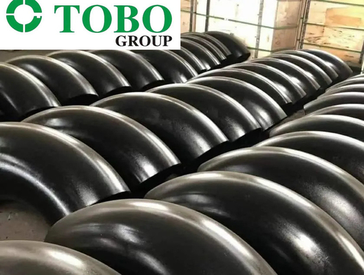 Curvatura curto 3" do raio do cotovelo do aço carbono dos encaixes de tubulação A420 da soldadura de extremidade WPL6 STD ASMB E16.9