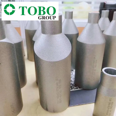 O si Gr7 2" dos encaixes de tubulação ASTM do aço da liga do titânio B363 x 1" liga do titânio de SCH10S x SCH40S estampa o bocal