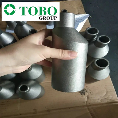 O si Gr7 2" dos encaixes de tubulação ASTM do aço da liga do titânio B363 x 1" liga do titânio de SCH10S x SCH40S estampa o bocal