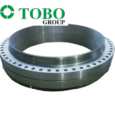 Serviço fazendo à máquina de forjadura da grande flange de aço inoxidável feita sob encomenda do aço de liga do aço carbono