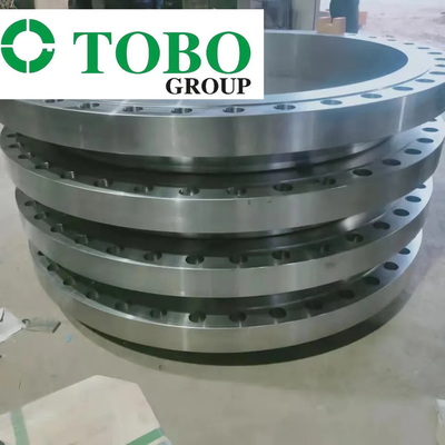 Serviço fazendo à máquina de forjadura da grande flange de aço inoxidável feita sob encomenda do aço de liga do aço carbono