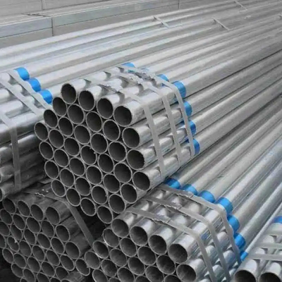 Medium Spangle ERW Hot Dip Galvanized Tube Payment T/T Padrão ASTM A53/BS1387/EN10255