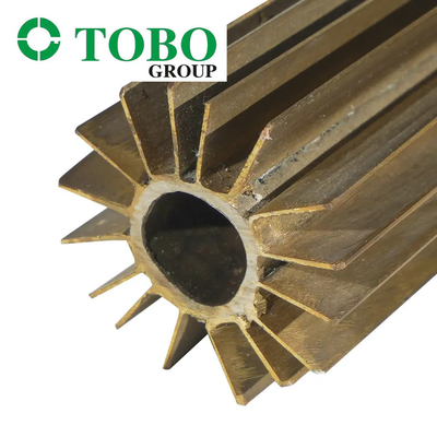 Tubos de superfície alargada tipo U 11.01 de aço inoxidável 304 304H 309 para transferência de calor melhorada