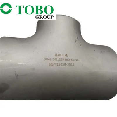 T que reduz ASME B16.9 BW S feito ASTM A 234 Gr.WPB SMLS 6" X4” SCH40/STD ASME B16.9