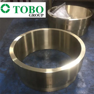 Bucha de cobrimento com arbustos de bronze do parafuso do rolamento de luva da separação do aço de liga de Oilless da elevada precisão