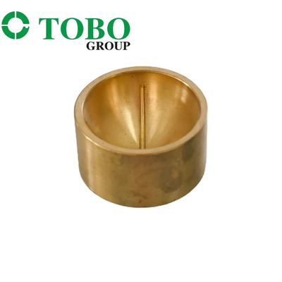 Bucha personalizada da carcaça de centrifugador liga de bronze/de bronze/de cobre com sulco de óleo