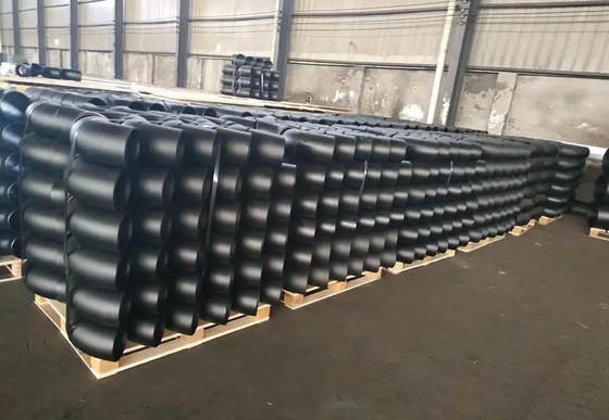 Cotovelo sem emenda do preto do grau LR DN120 Sch160 dos encaixes de tubulação do aço da liga de ASTM A234 WP5 90