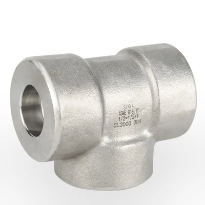 ANSI/ASME aço inoxidável aço carbono roscado Teas dimensiones e materiais personalizáveis grau industrial