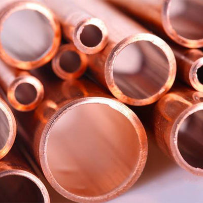 Tubos de cobre e níquel CuNi 90 10 e CuNi 70 30 tubos soldados sem costura de liga para sistemas de refrigeração de sistemas de combate a incêndios e transporte de água do mar