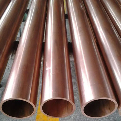 Tubos de cobre e níquel CuNi 90 10 e CuNi 70 30 tubos soldados sem costura de liga para sistemas de refrigeração de sistemas de combate a incêndios e transporte de água do mar
