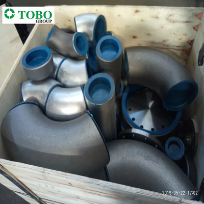 Tubulação do cotovelo 90 DN250 A335 P11 P22 WB36 P91 P92 Schedule40 dos encaixes de tubulação de aço da liga