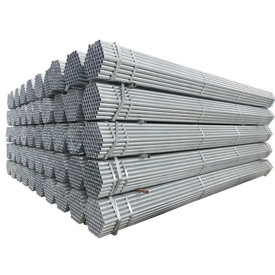 Medium Spangle ERW Hot Dip Galvanized Tube Payment T/T Padrão ASTM A53/BS1387/EN10255