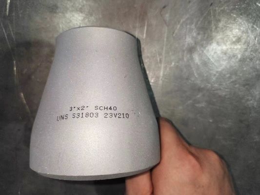 ASME B16.9 Acessórios para tubos industriais de redução excêntrica de aço inoxidável forjado