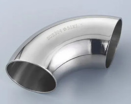 Acessórios de liga de titânio de alta qualidade SR BW 90°Colmo Ti Gr2 3&quot; STD ASME B16.9