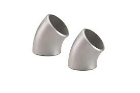 Metal de liga de níquel Inconel 600 45 graus Butt Soldado Cotovelo ASME B16.9 1 a 24 polegadas de prata