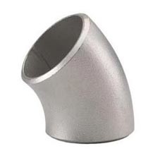 Metal de liga de níquel Inconel 600 45 graus Butt Soldado Cotovelo ASME B16.9 1 a 24 polegadas de prata