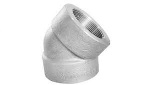 Fittings para tubos de raio curto, machos, com rosca, com 90°/45° de cotovelo, fabricados