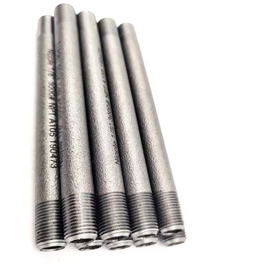 ASTM A234 Tubos sem costura de aço ligado Acessórios de tubos pintados de preto Cotovelos Tees Redutores Caps