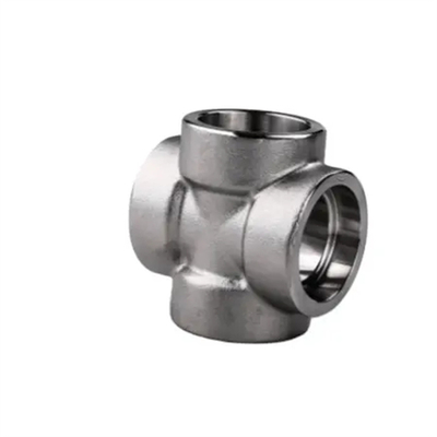 ASME B16.11Butt Welding Cross Customizable Surface Treatment Aço carbono Aço inoxidável Aço de liga de níquel NPS 1/8"-4" SCH80/3000-XXS/9000.